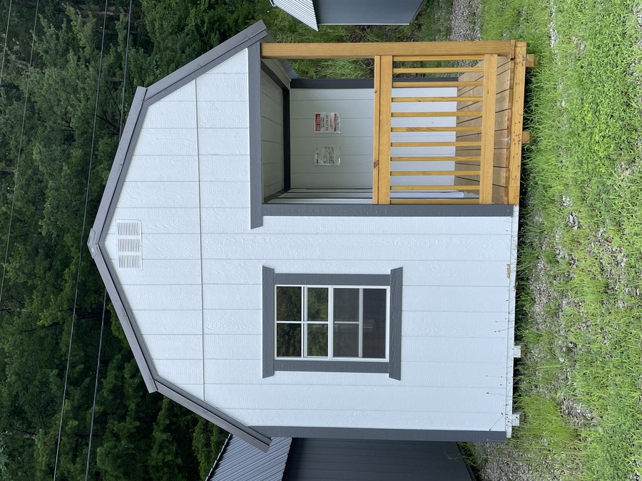 Lofted Barn Side Porch - 10x20